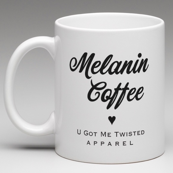 New White Coffee Cup - Melanin Coffee BLM.  Black Coffee Drinkers. - Picture 2 of 4